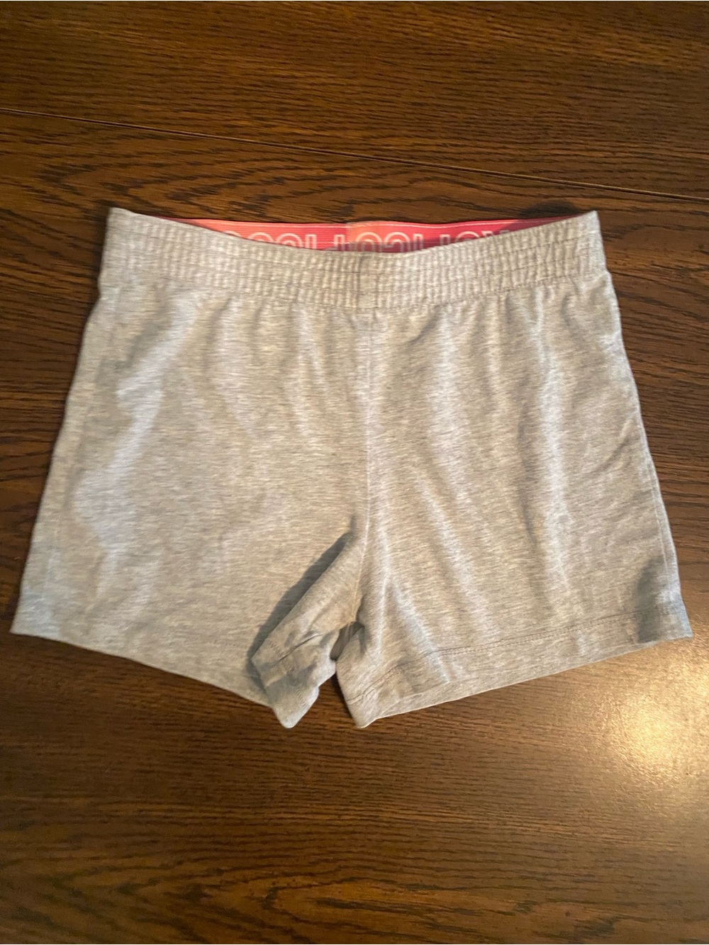 Girls Grey Knit Lounge Shorts